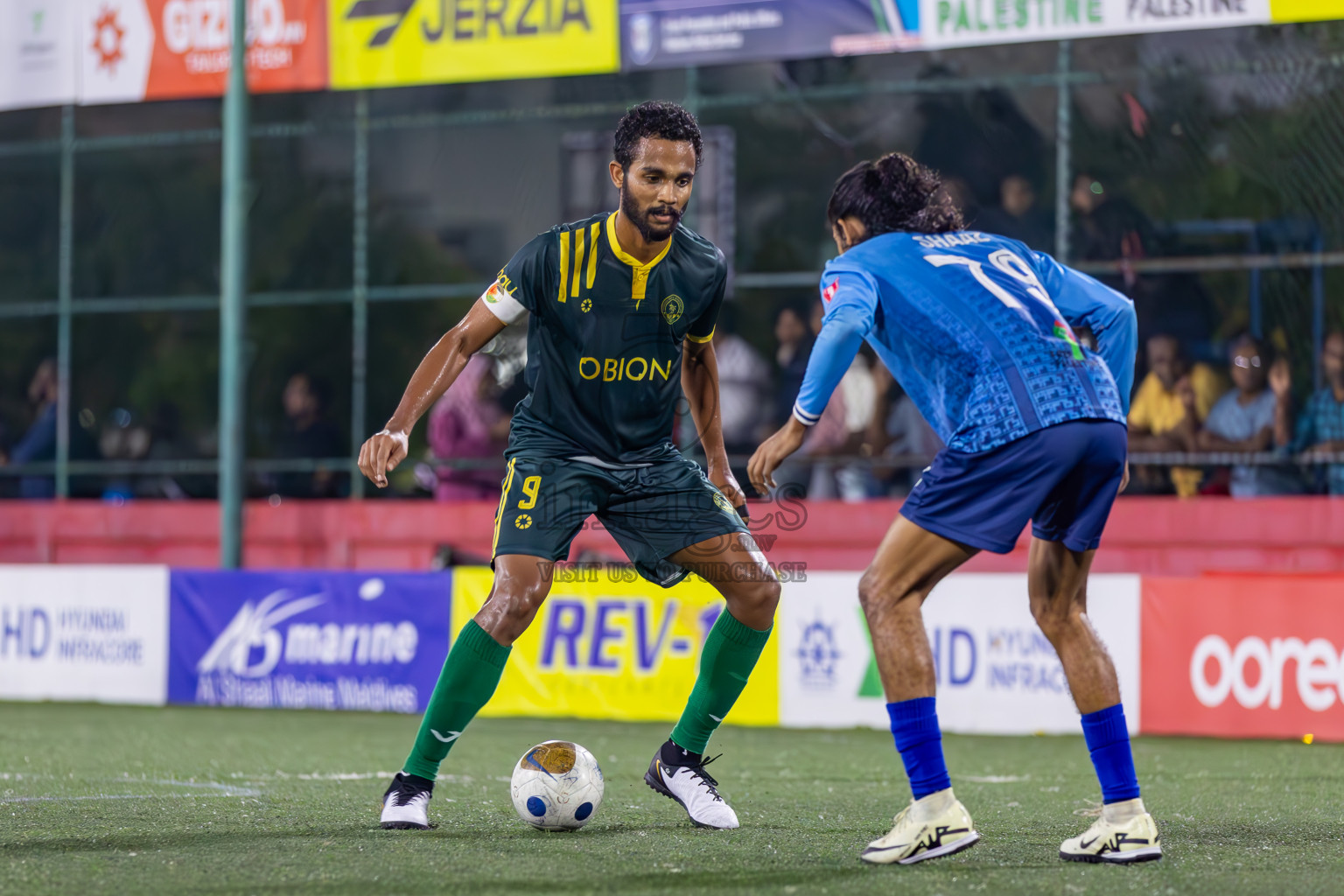 Dhandimagu vs GA Gemanafushi on Day 37 of Golden Futsal Challenge 2024 was held on Thursday, 22nd February 2024, in Hulhumale', Maldives
Photos: Ismail Thoriq / images.mv