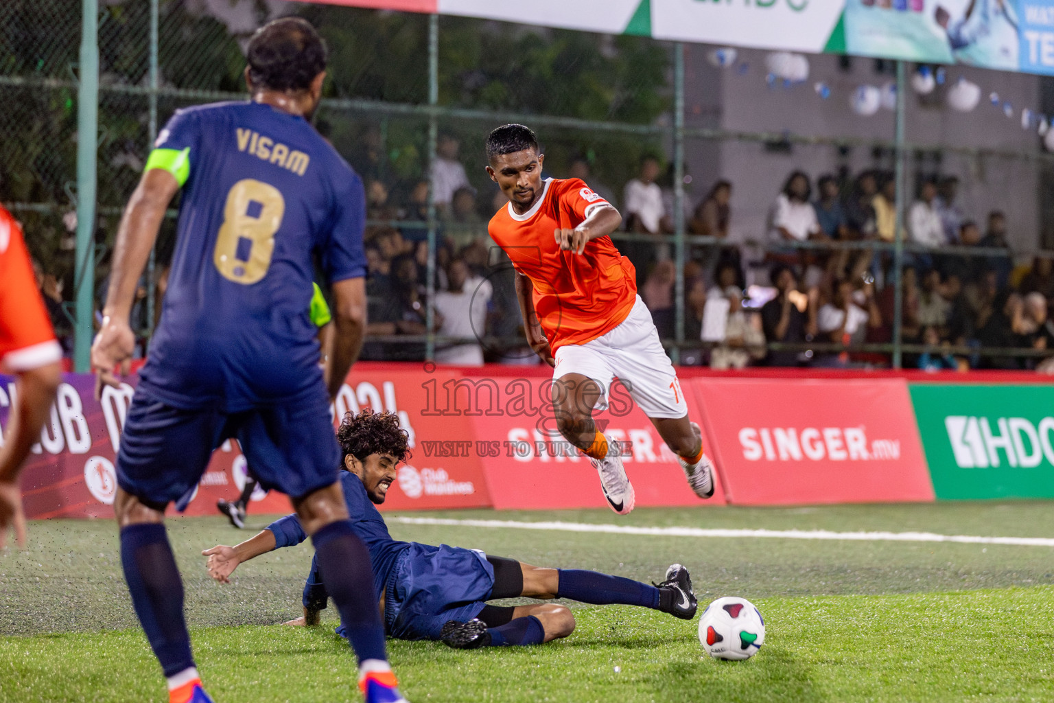 Club Immigration vs Dhiraagu
 in Club Maldives Cup 2024 held in Rehendi Futsal Ground, Hulhumale', Maldives on Tuesday, 24th September 2024. 
Photos: Hassan Simah / images.mv