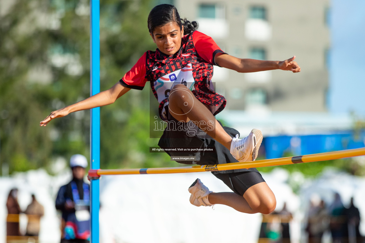 Day three of Inter School Athletics Championship 2023 was held at Hulhumale' Running Track at Hulhumale', Maldives on Tuesday, 16th May 2023. Photos: Nausham Waheed / images.mv