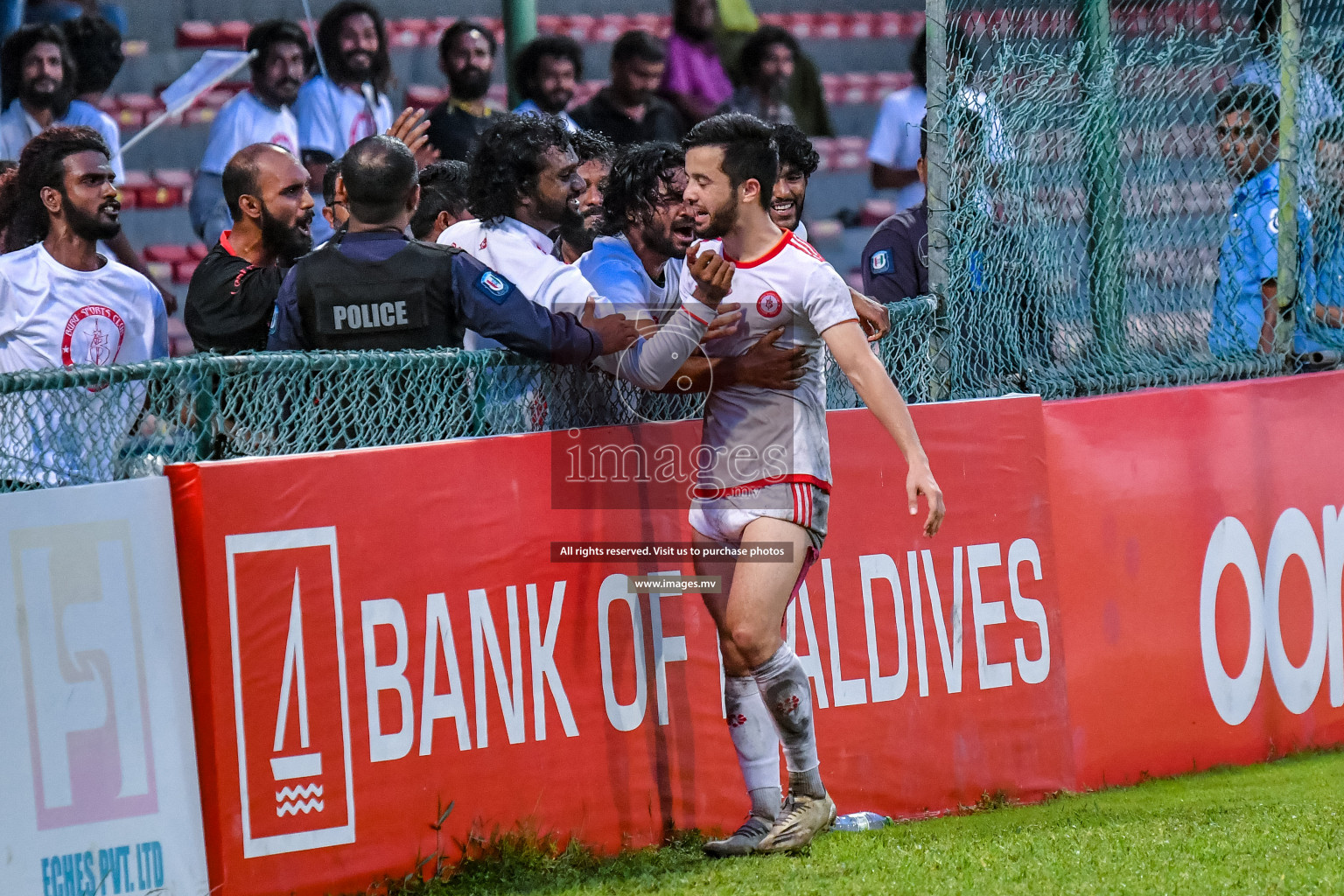 Buru Sports Club vs New Radiant Sports Club in the 2nd Division 2022 on 14th Aug 2022, held in National Football Stadium, Male', Maldives Photos: Nausham Waheed / Images.mv