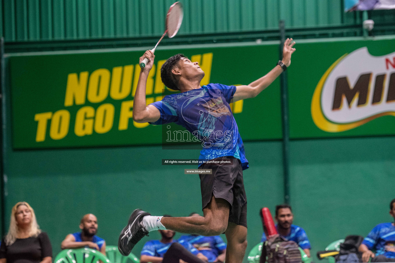 Day 2 of Badminton association mixed group championship 2021 held in Male', Maldives Photos by Nausham Waheed