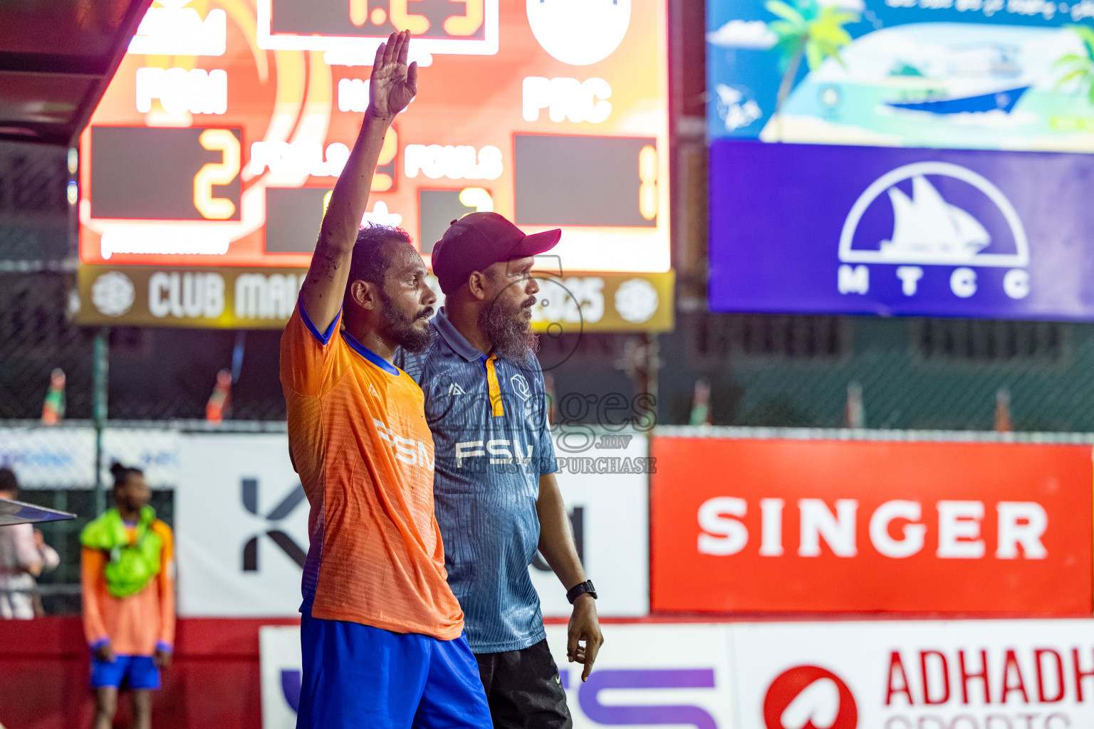 Team FSM vs Prison Club Day 8 of Club Maldives Cup 2025 was held in Rehendhi Futsal Ground, Hulhumale', Maldives on Wednesday, 8 October 2025. 
Photos: Hassan Simah / images.mv