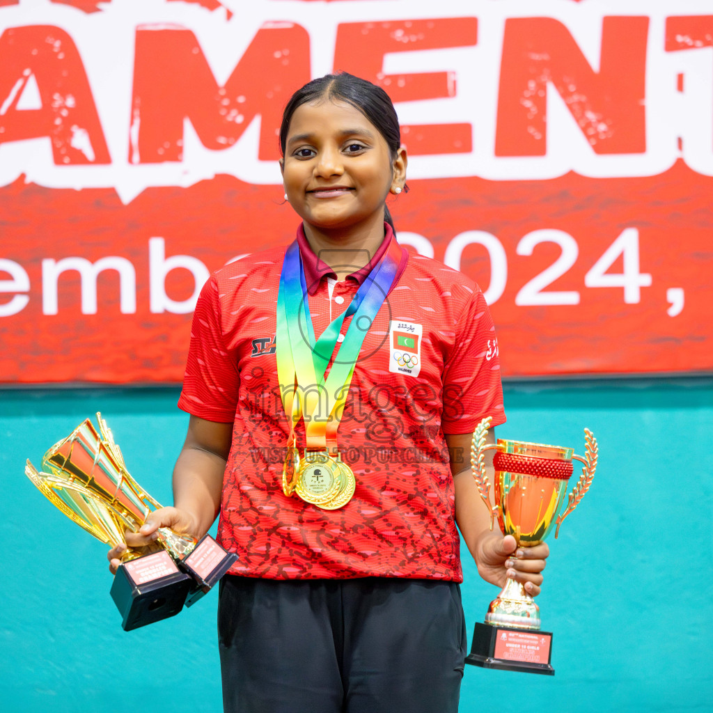 Finals of National Table Tennis Tournament 2024 was held at Male' TT Hall on Friday, 6th September 2024. 
Photos: Abdulla Abeed / images.mv