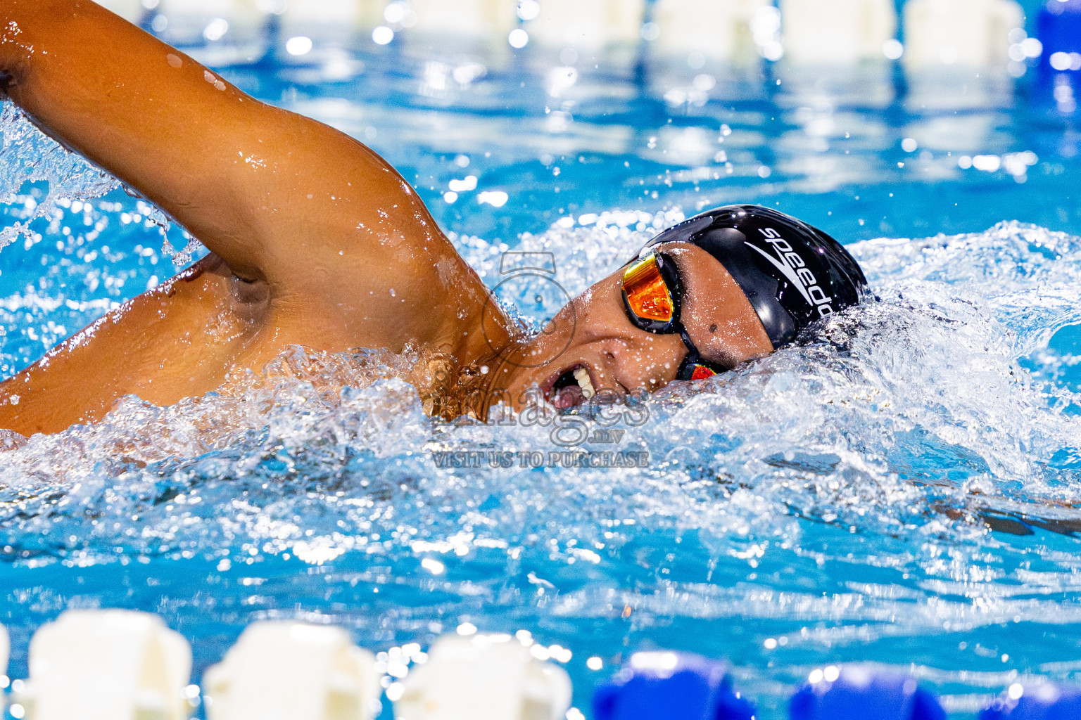 Day 3 of National Swimming Competition 2024 held in Hulhumale', Maldives on Sunday, 15th December 2024. Photos: Nausham Waheed/ images.mv