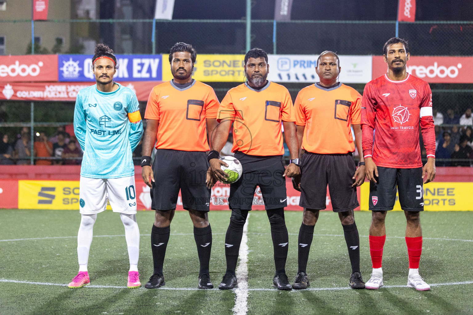 ADh Maamigili vs ADh Mahibadhoo in Day 21 of Golden Futsal Challenge 2024 was held on Sunday , 4th February 2024 in Hulhumale', Maldives Photos: Nausham Waheed / images.mv