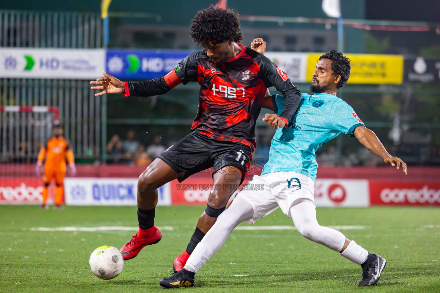 AA Mathiveri vs ADh Maamigili on Day 34 of Golden Futsal Challenge 2024 was held on Monday, 19th February 2024, in Hulhumale', Maldives
Photos: Mohamed Mahfooz Moosa / images.mv