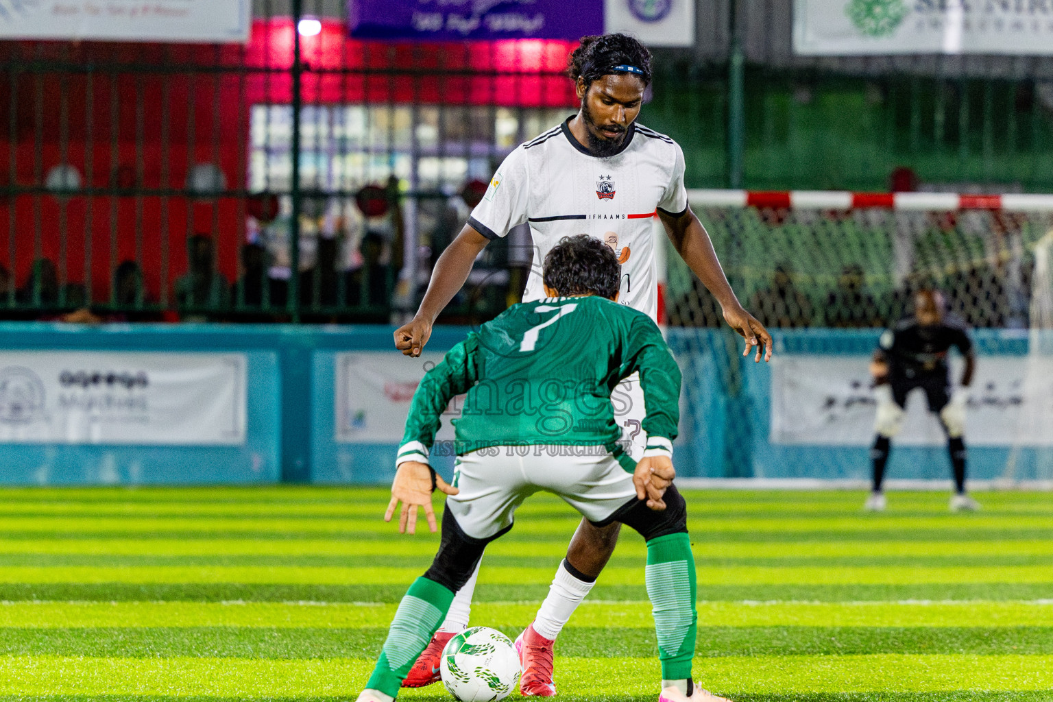 Ifhaams vs Dee Cee Jay SC in Final of Laamehi Dhiggaru Ekuveri Futsal Challenge 2025 was held on Tuesday, 29th July 2025, at Dhiggaru Futsal Ground, Dhiggaru, Maldives Photos: Nausham Waheed  / images.mv