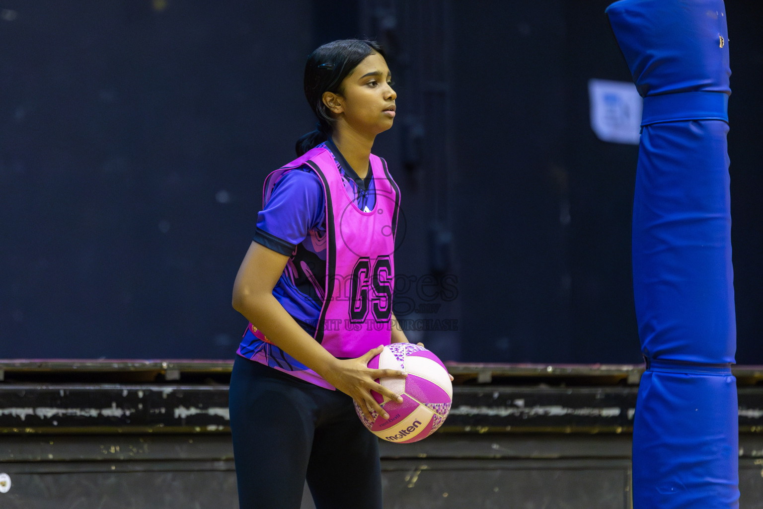 Netkids vs N sports Academy in Day 3 of 3rd Netball Junior Championship, held at Social Center on Wednesday 22nd January 2025 . Photos: Shuu Abdul Sattar / images.mv