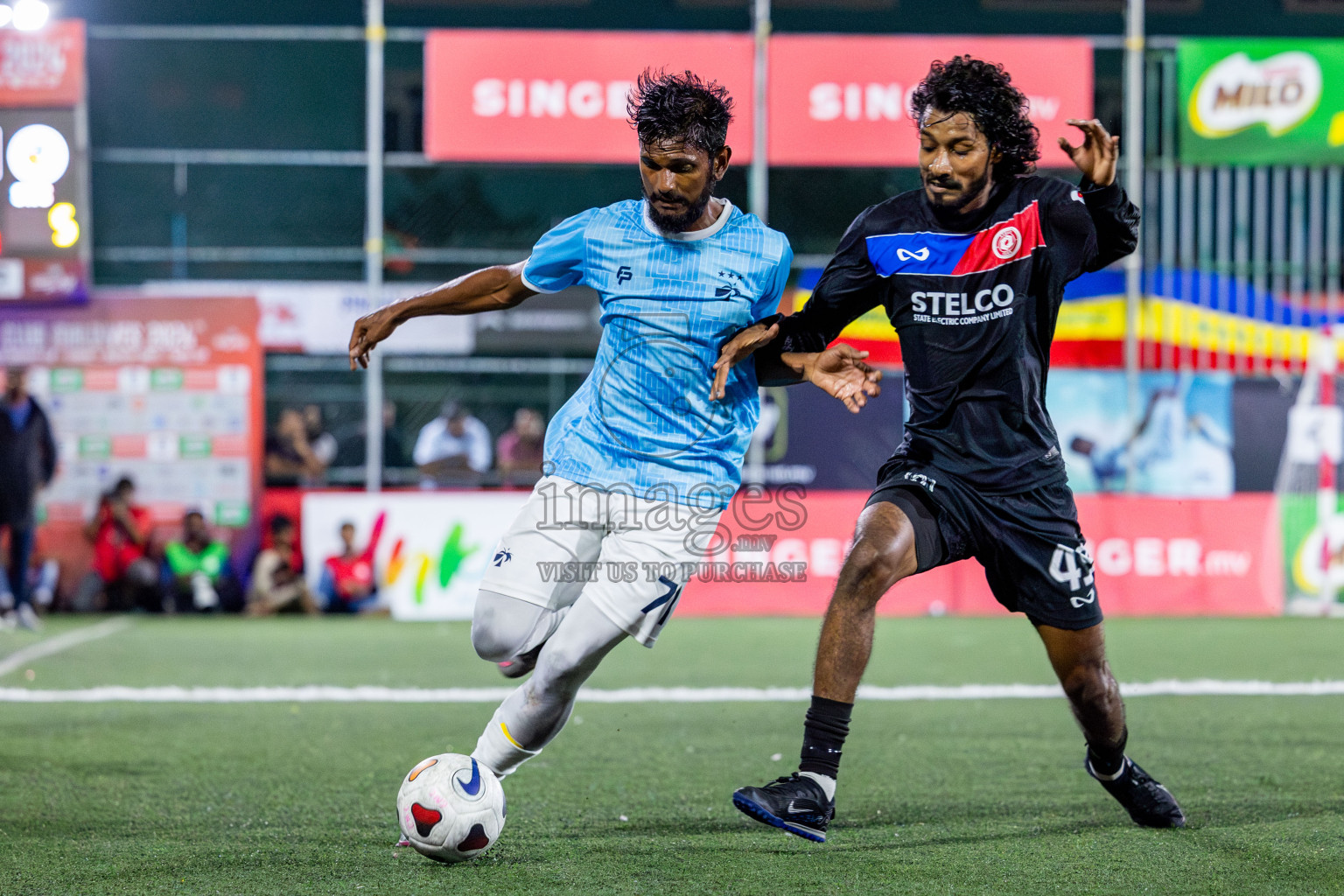 TEAM MACL vs STELCO RC in Quarter Finals of Club Maldives Cup 2024 held in Rehendi Futsal Ground, Hulhumale', Maldives on Wednesday, 9th October 2024. Photos: Nausham Waheed / images.mv