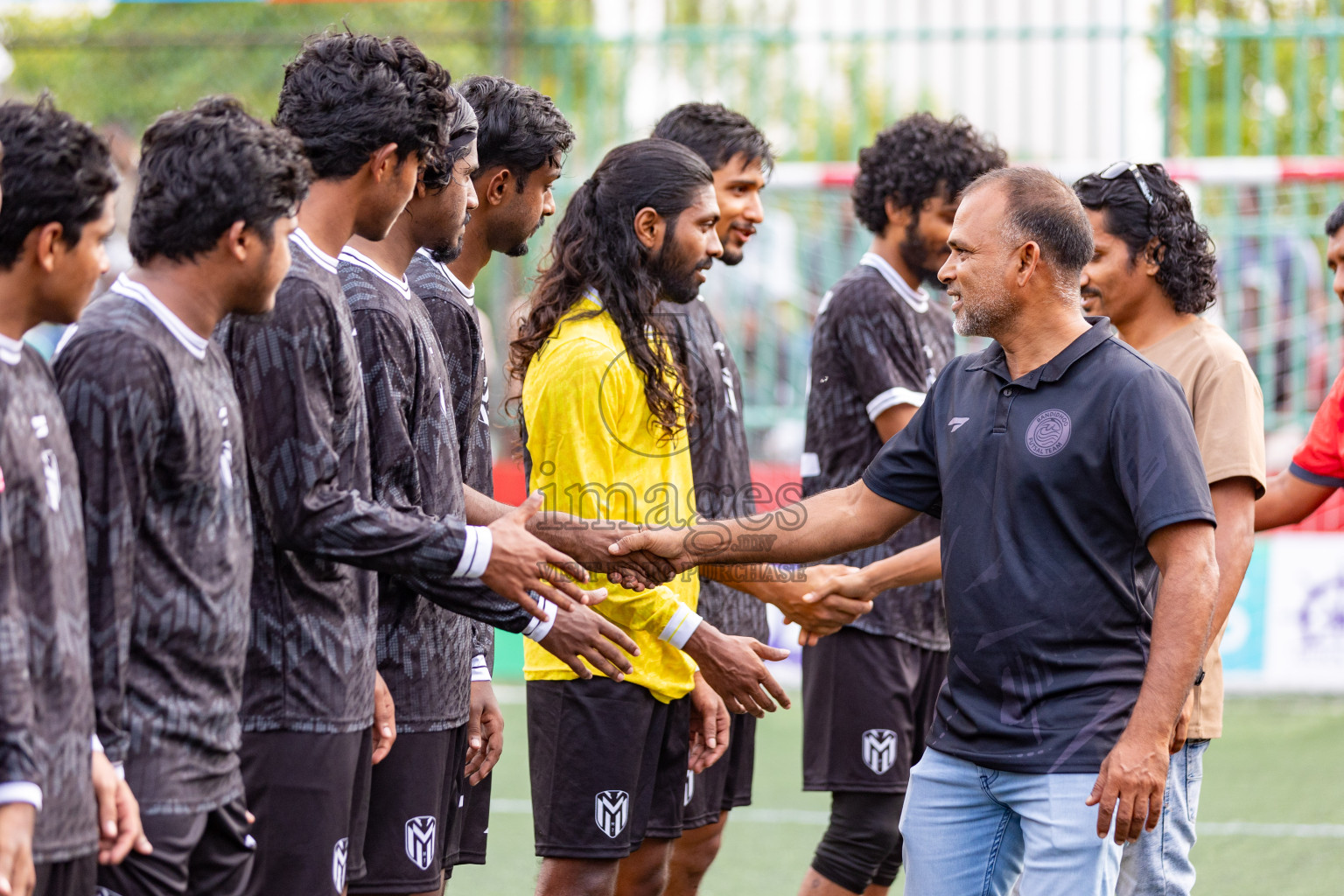 Dh Bandidhoo vs Dh. Maaenboodhoo in Day 13 of Golden Futsal Challenge 2025 was held on Friday, 17th January 2025, in Hulhumale', Maldives Photos: Hassan Simah / images.mv