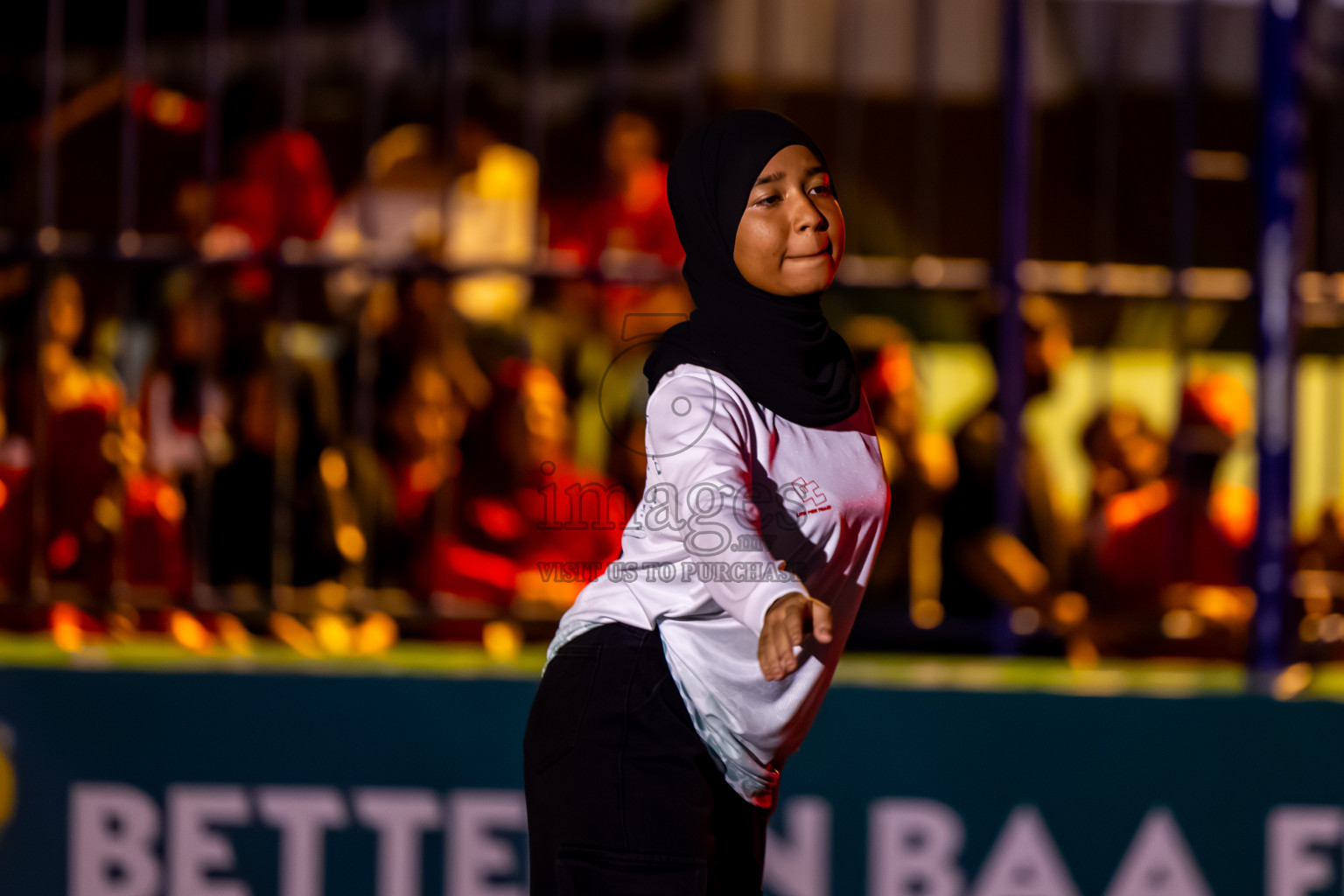 Goidhoo vs Dhonfan in the finals of Better in Baa Futsal Fiesta 2025 woman's division held in B. Eydhafushi, Maldives on Monday, 17th November 2025. Photos: Nausham Waheed / images.mv