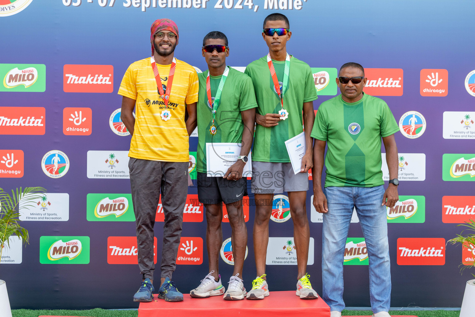 Day 2 of 33rd National Athletics Championship was held in Ekuveni Track at Male', Maldives on Friday, 6th September 2024.
Photos: Ismail Thoriq / images.mv