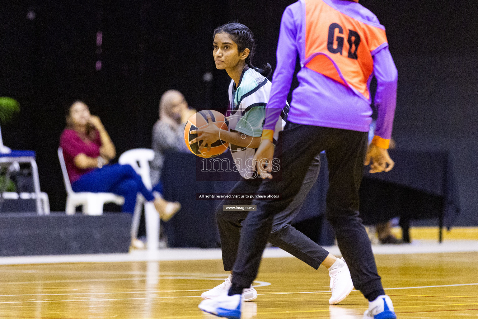 Day2 of 24th Interschool Netball Tournament 2023 was held in Social Center, Male', Maldives on 28th October 2023. Photos: Nausham Waheed / images.mv