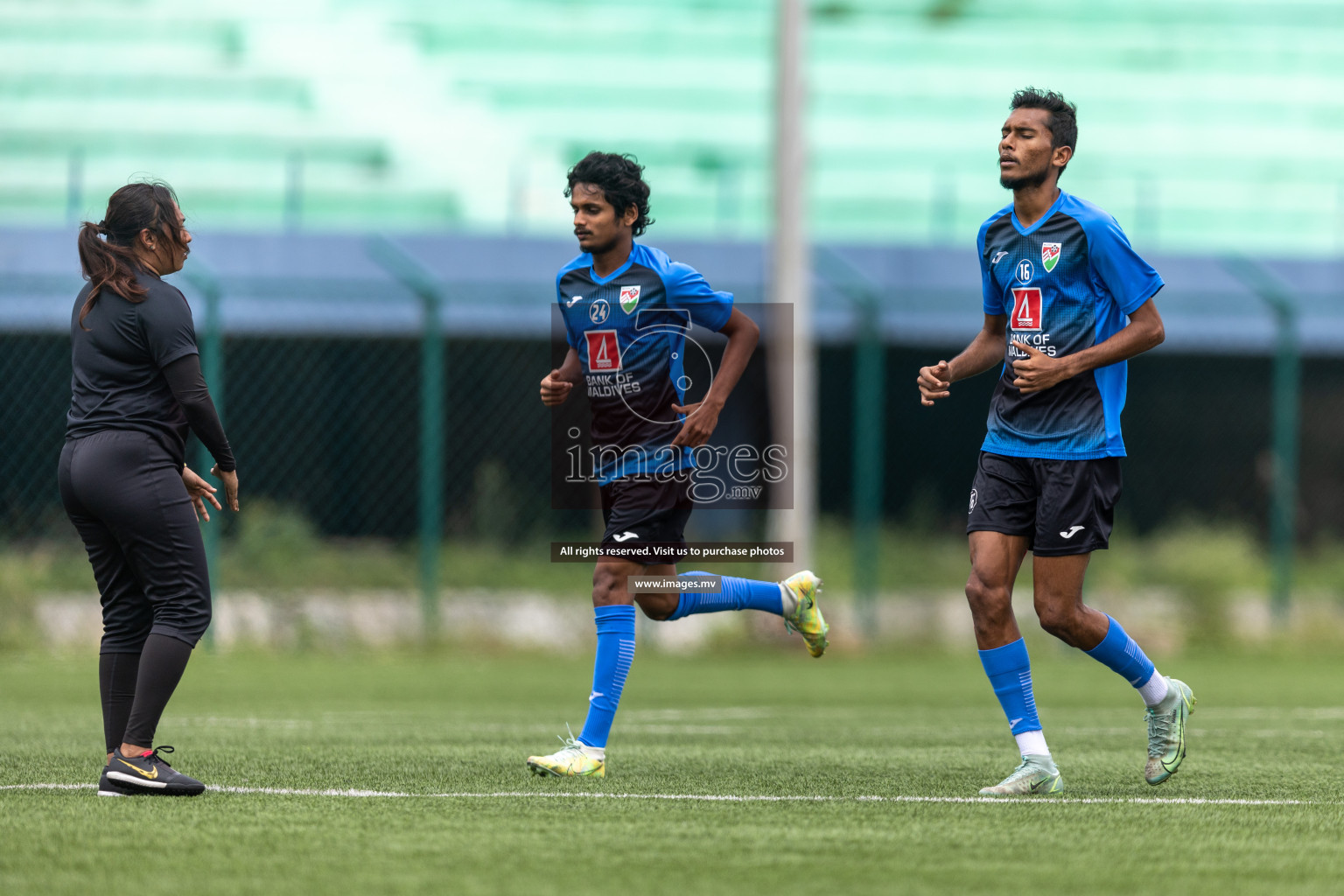 Maldives and Bangladesh Practice Sessions on 23 June 2023 before their match in Bangabandhu SAFF Championship 2023 held in Bengaluru Football Tournament