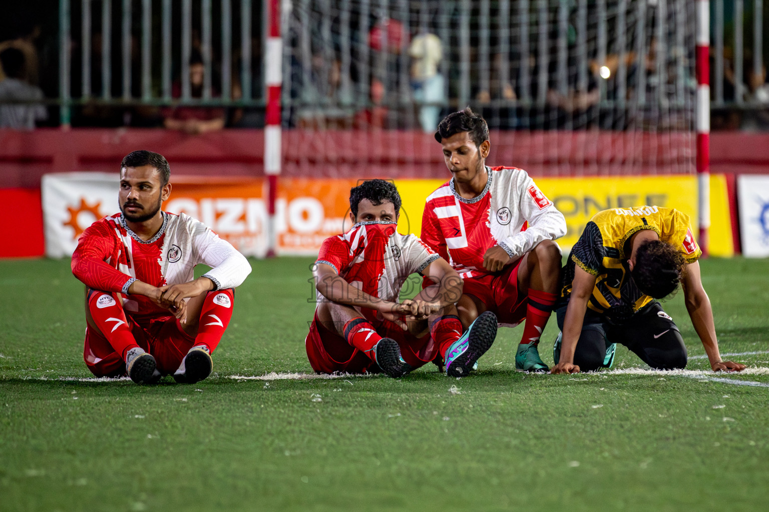 M. Mulak vs M. Naalaafushi in Meemu Atoll Final on Day 30 of Golden Futsal Challenge 2024, held on Tuesday , 14th February 2024 in Hulhumale', Maldives 
Photos: Hassan Simah / images.mv