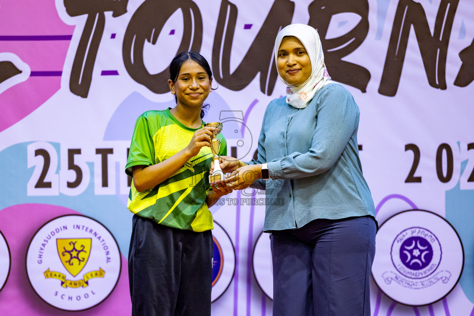 Closing Ceremony of Inter-school Netball Tournament held in Social Center at Male', Maldives on Monday, 26th August 2024. Photos: Hassan Simah / images.mv