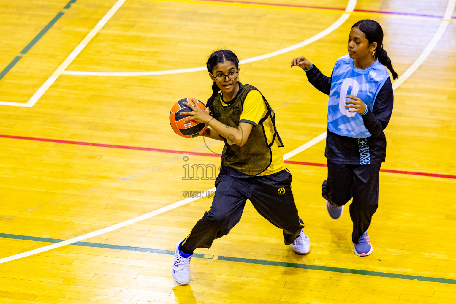 Day 8 of 25th Inter-School Netball Tournament was held in Social Center at Male', Maldives on Sunday, 18th August 2024. Photos: Nausham Waheed / images.mv