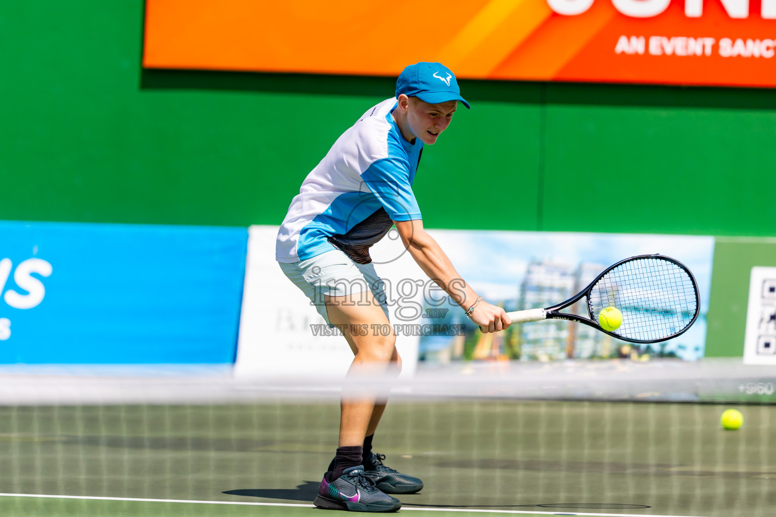 Day 3 of ATF Maldives Junior Open Tennis was held in Male' Tennis Court, Male', Maldives on Wednesday, 11th December 2024. Photos: Nausham Waheed / images.mv