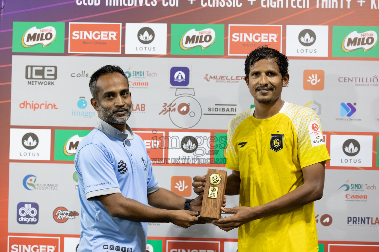 RRC vs Ooredoo Maldives in Club Maldives Cup 2024 held in Rehendi Futsal Ground, Hulhumale', Maldives on Saturday, 28th September 2024. Photos: Ismail Thoriq / images.mv