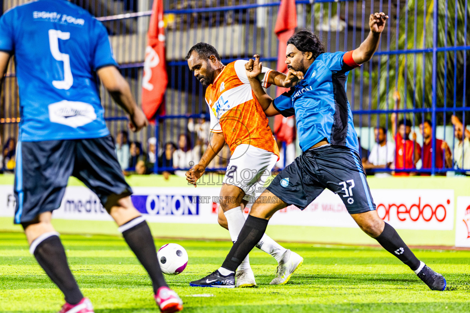 Eightyfour FC vs Cable Brothers in Day 3 of Eydhafushi Futsal Cup 2024 was held on Wednesday, 10th April 2024, in B Eydhafushi, Maldives Photos: Nausham Waheed / images.mv