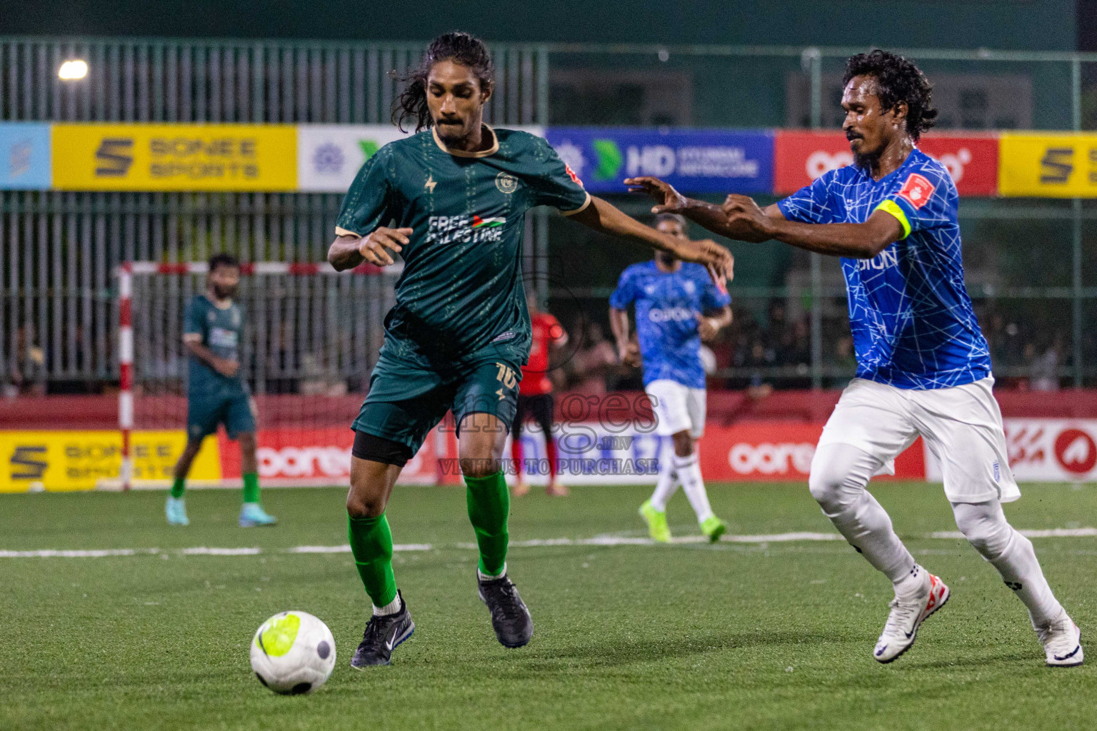 HDh Neykurendhoo vs HDh Naivaadhoo in Golden Futsal Challenge 2024 was held on Tuesday, 16th January 2024, in Hulhumale', Maldives
Photos: Ismail Thoriq / images.mv