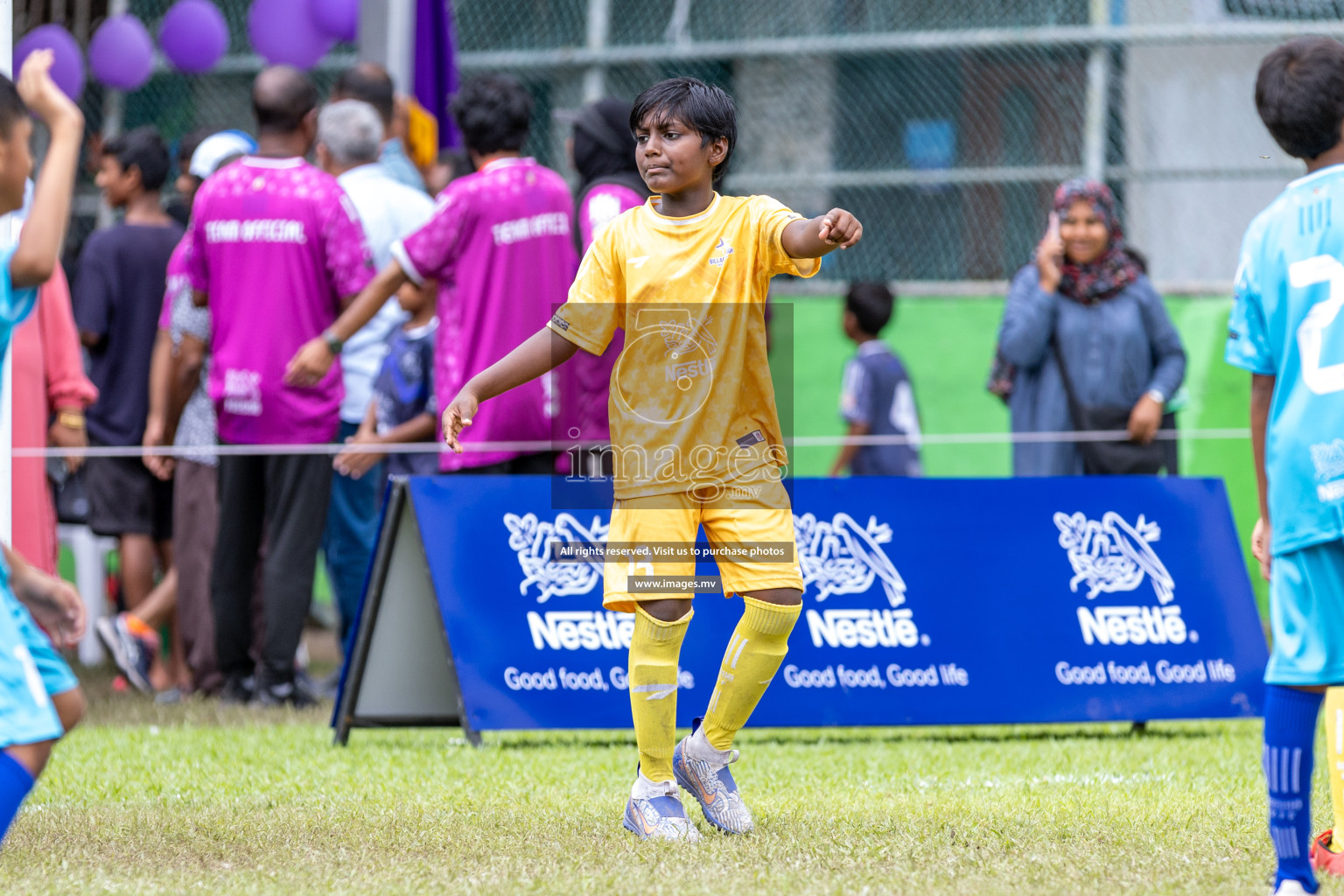 Day 2 of Nestle kids football fiesta, held in Henveyru Football Stadium, Male', Maldives on Thursday, 12th October 2023 Photos: Nausham Waheed Images.mv