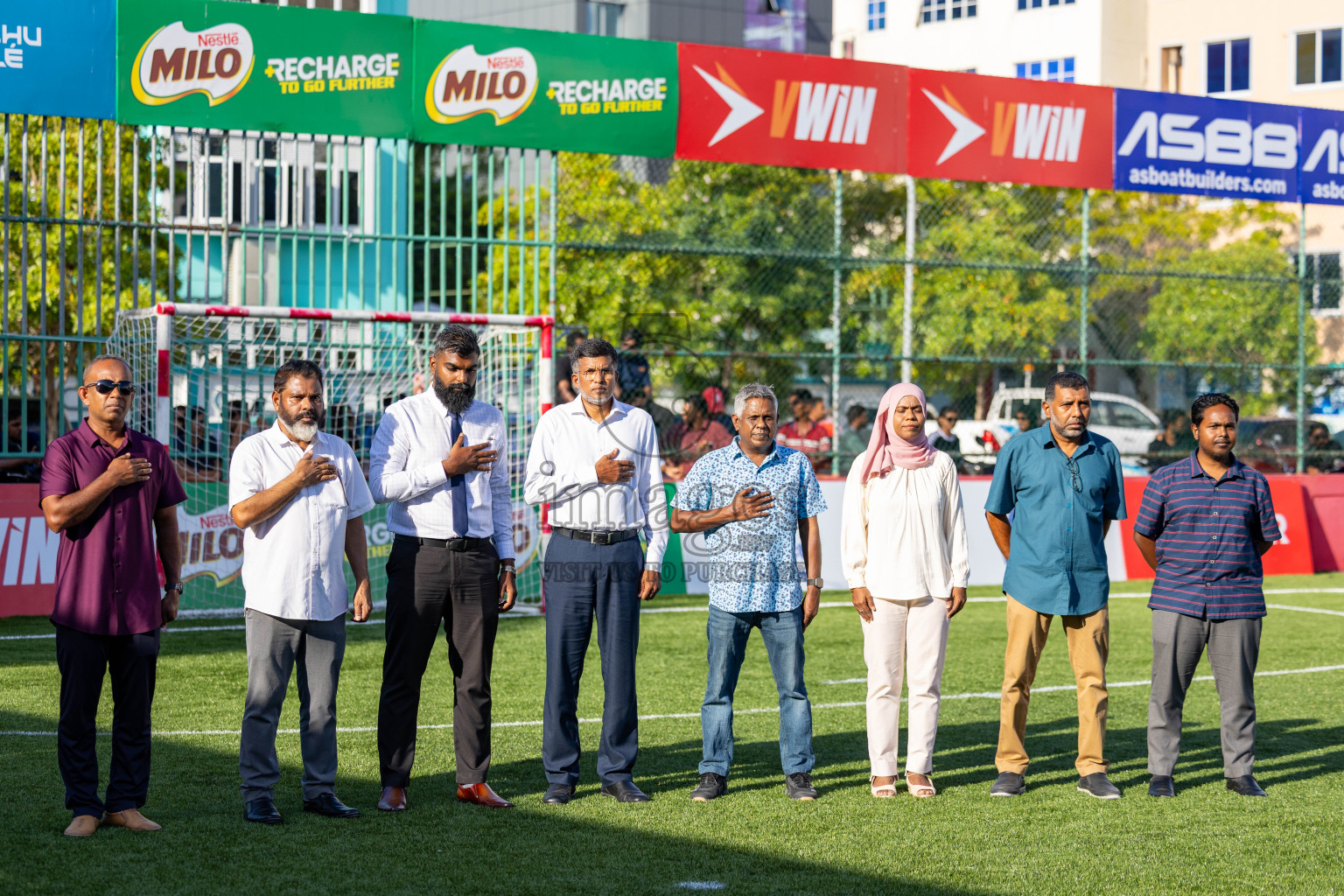 Prison Club vs Team MACL in Eighteen Thirty Classic of Club Maldives 2025 was held in Rehendhi Futsal Ground, Hulhumale', Maldives on Tuesday, 16th September 2025. Photos: Mohamed Mahfooz Moosa / images.mv