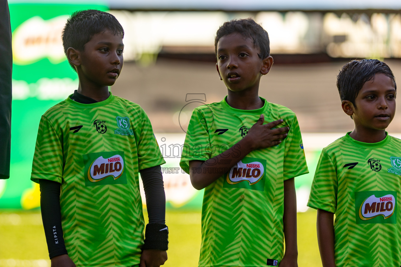 Day 2 of MILO Kids Football Fiesta was held at National Stadium in Male', Maldives on Saturday, 24th February 2024.