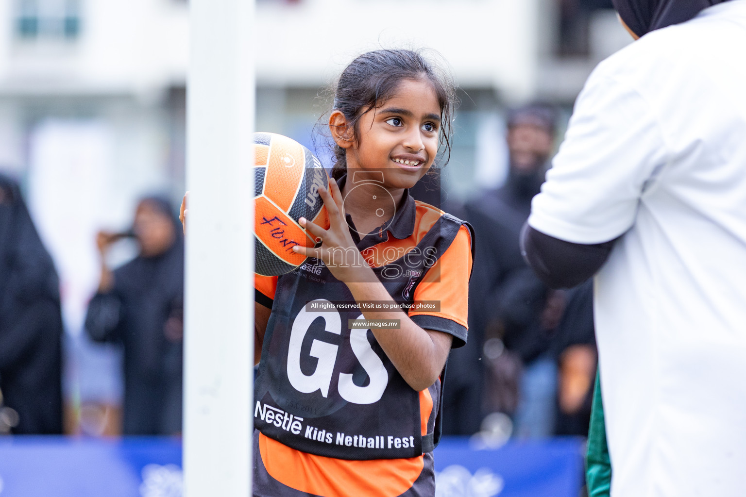 Day 1 of Nestle' Kids Netball Fiesta 2023 held in Henveyru Stadium, Male', Maldives on Thursday, 30th November 2023. Photos by Nausham Waheed / Images.mv