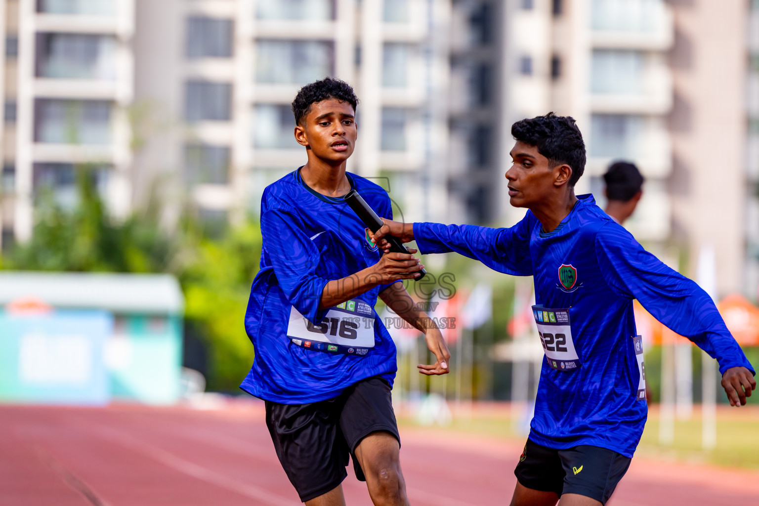 Day 5 of MWSC Interschool Athletics Championships 2024 held in Hulhumale Running Track, Hulhumale, Maldives on Wednesday, 13th November 2024. Photos by: Nausham Waheed / Images.mv