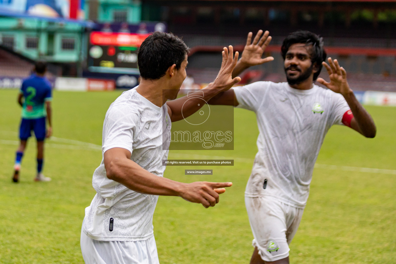 Super United Sports vs Green Streets in Ooredoo Dhivehi Premier League 2021/22 on 06 July 2022, held in National Football Stadium, Male', Maldives