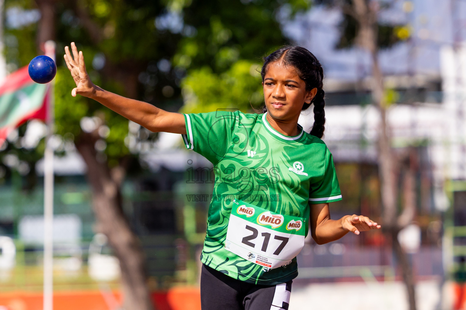 Day 3 of Inter-school Athletics Championship 2025 held in Ekuveni Synthetic Track, Male', Maldives on Wednesday, 08th October 2025. Photos by: Nausham Waheed / Images.mv