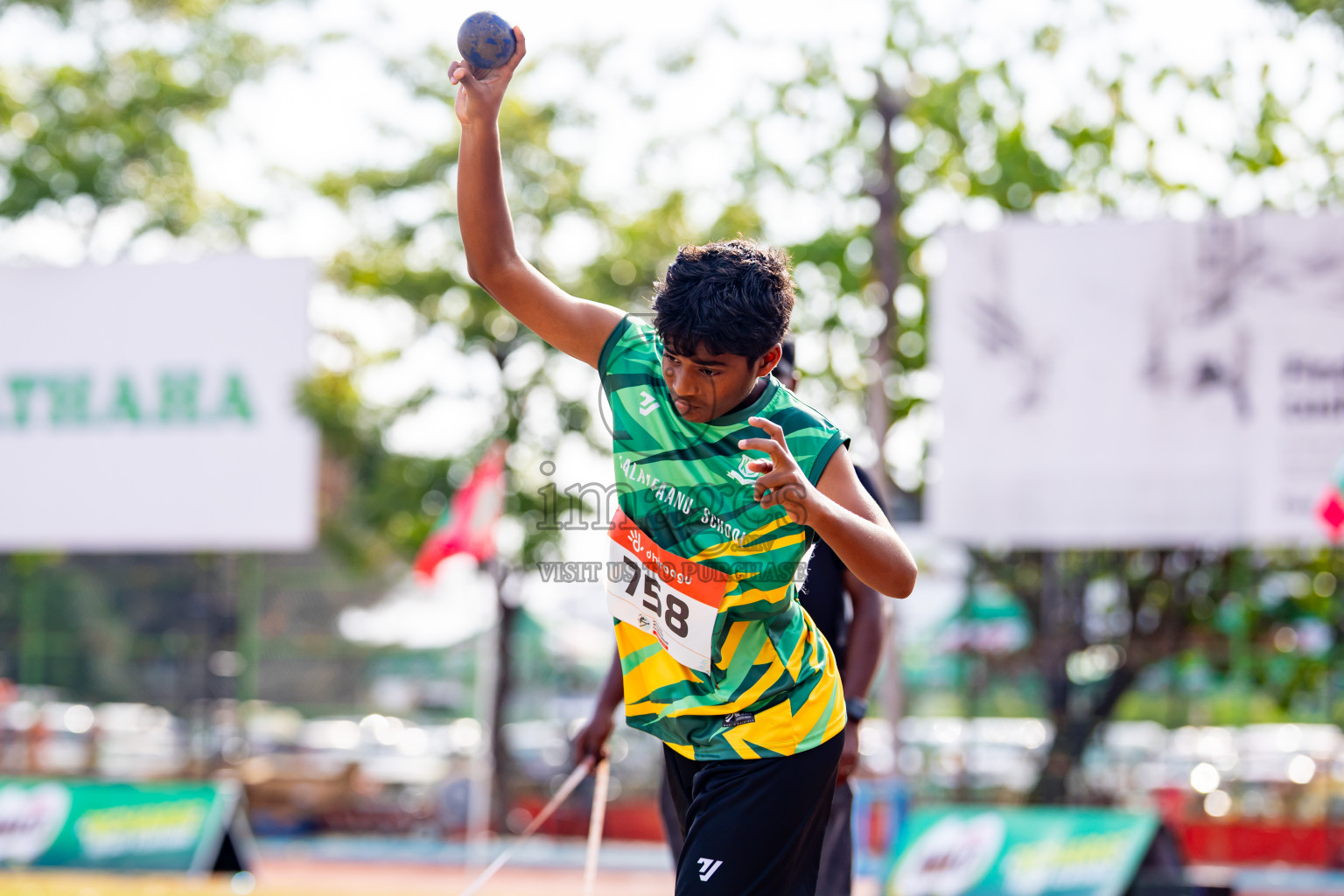 Day 4 of Inter-school Athletics Championship 2025 held in Ekuveni Synthetic Track, Male', Maldives on Thursday, 09th October 2025. Photos by: Nausham Waheed / Images.mv
