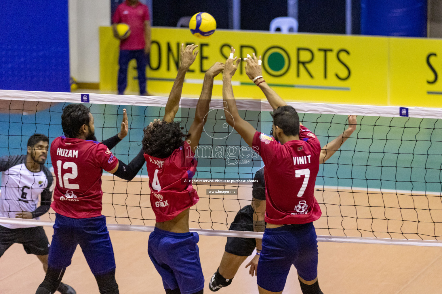 Sports Club City vs Dhivehi Sifainge Club in the Finals of National Volleyball Tournament 2022 on Thursday, 07th July 2022, held in Social Center, Male', Maldives