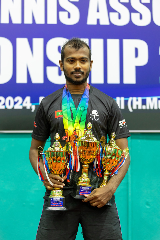 29th Table Tennis Association Championship 2024, 30th August 2024 at Male'TT Hall,Photos by Shuu Abdul Sattar