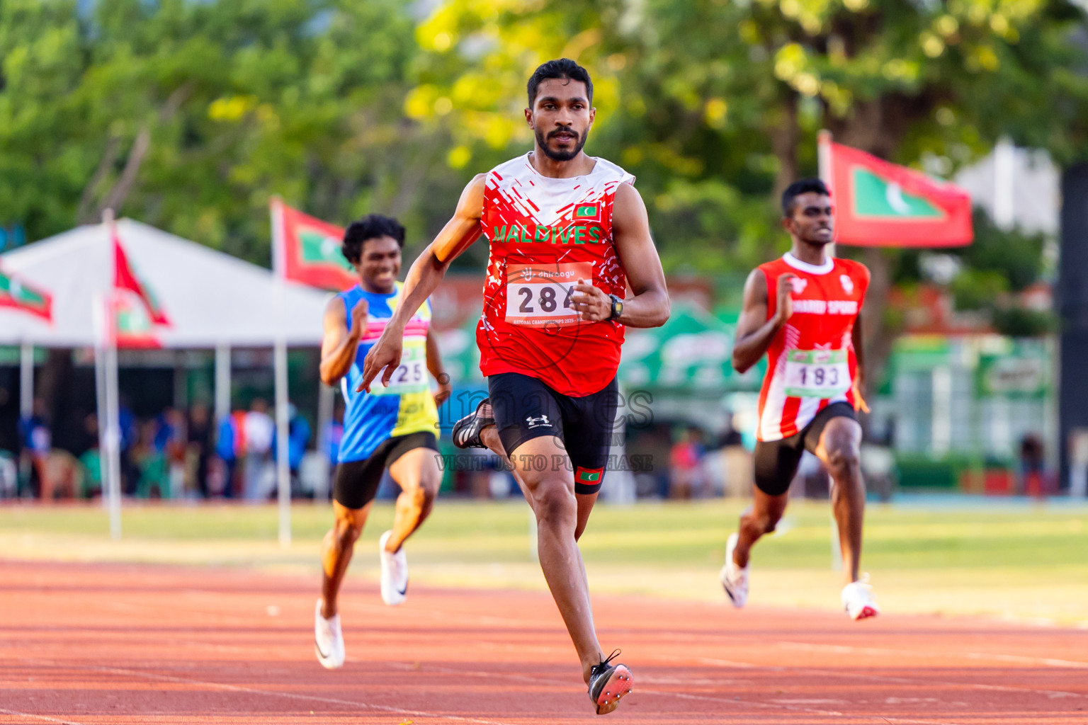 Day 2 of National Athletics Championship 2025 was held at Ekuveni Running Ground in Male', Maldives on Friday, 15th August 2025. Photos: Nausham Waheed  / images.mv