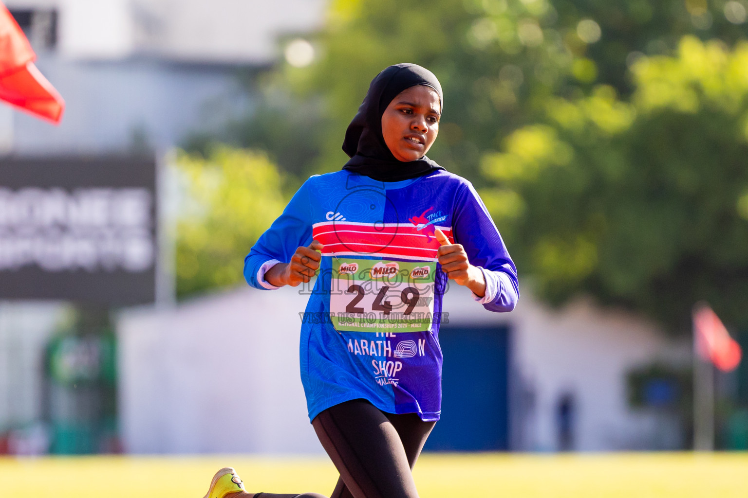 Day 3 of National Athletics Championship 2025 was held at Ekuveni Running Ground in Male', Maldives on Saturday, 16th August 2025. Photos: Nausham Waheed / images.mv