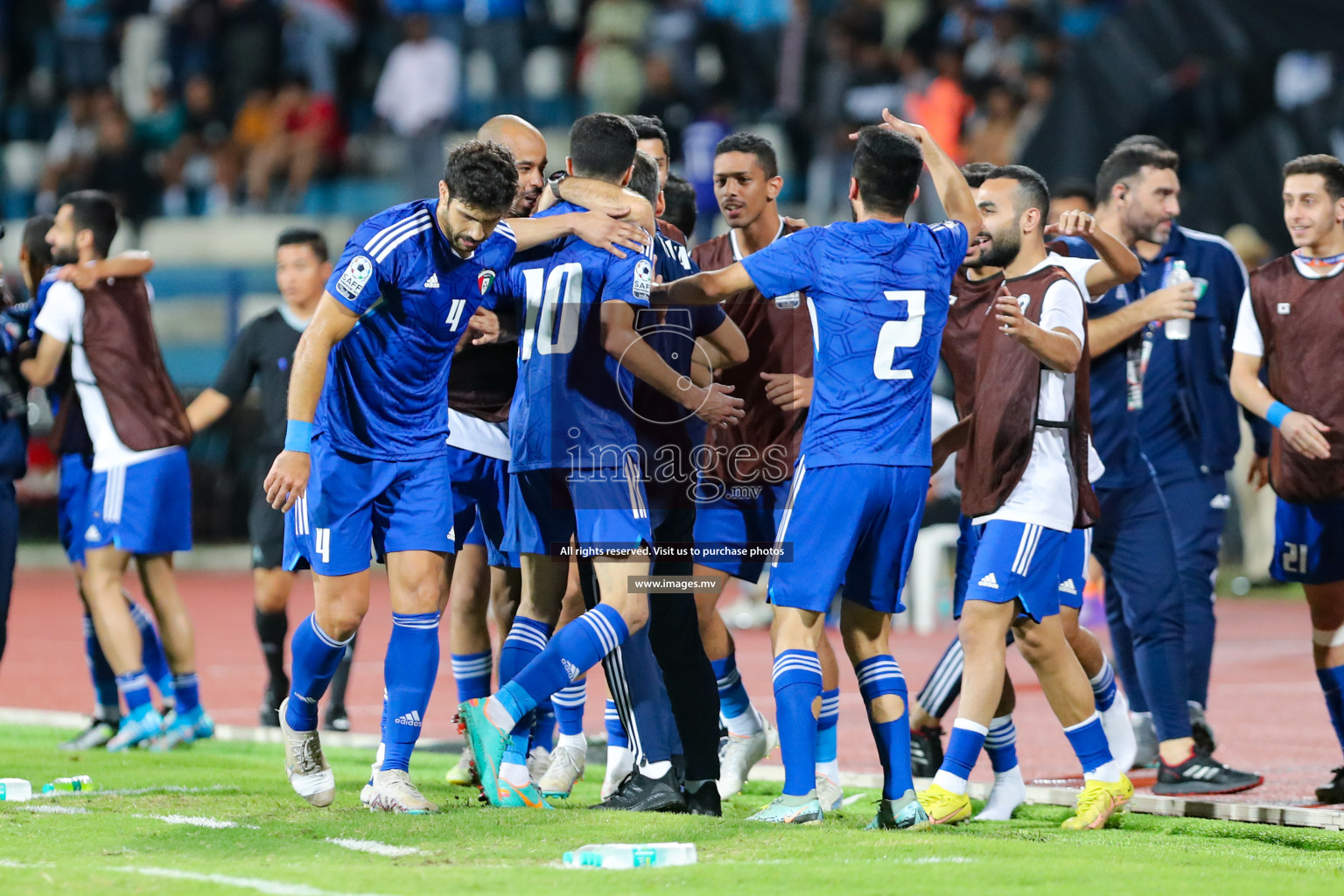 Kuwait vs India in the Final of SAFF Championship 2023 held in Sree Kanteerava Stadium, Bengaluru, India, on Tuesday, 4th July 2023. Photos: Nausham Waheed, Hassan Simah / images.mv