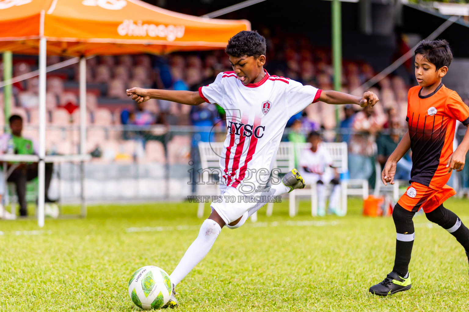 Day 2 of Under 10 MILO Academy Championship 2024 was held at National Stadium in Male', Maldives on Saturday, 27th April 2024. Photos: Nausham Waheed / images.mv