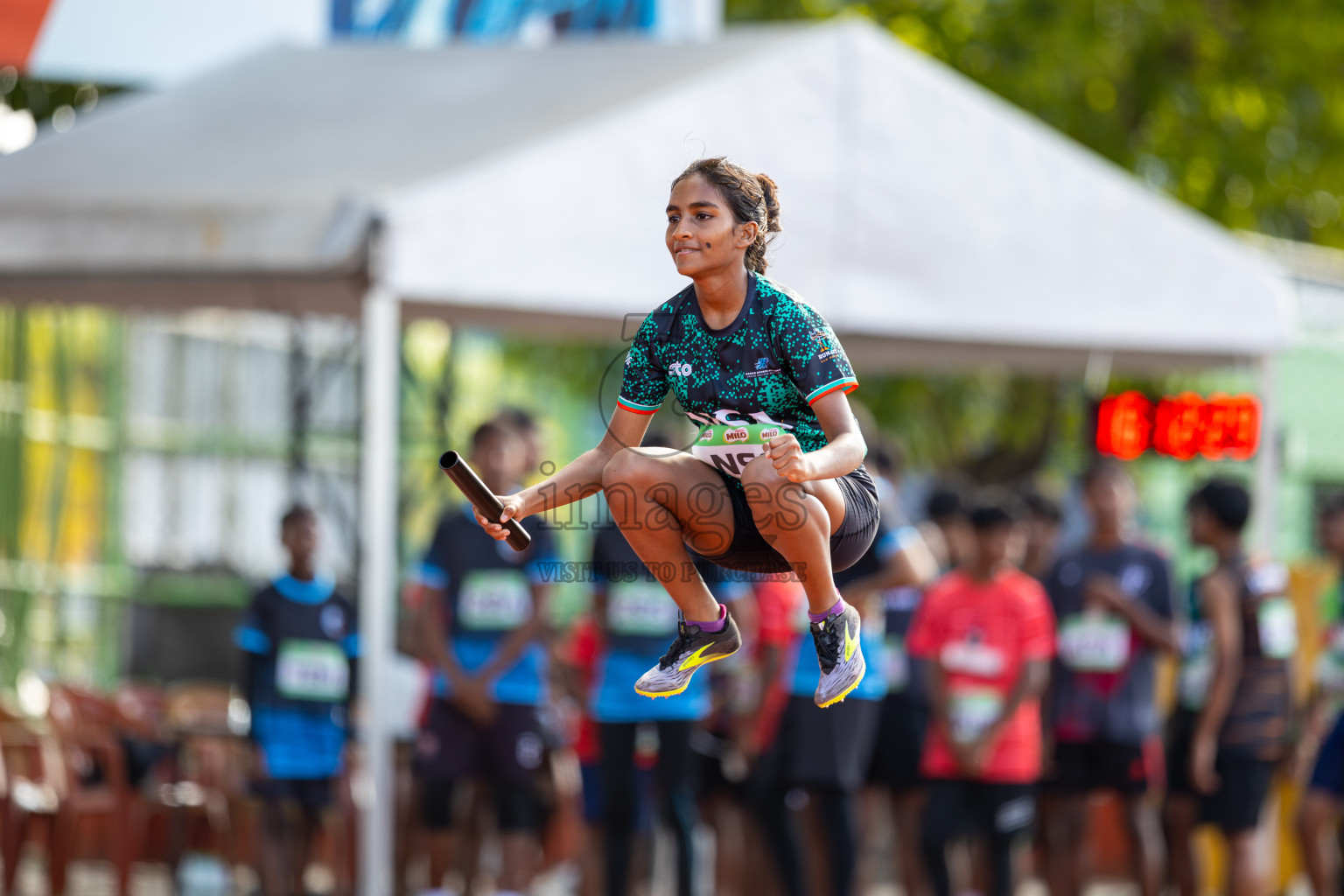 Day 2 of 12th Milo Association Championships was held in Ekuveni Track at Male', Maldives on Friday, 25th April 2025. Photos: Ismail Thoriq / images.mv