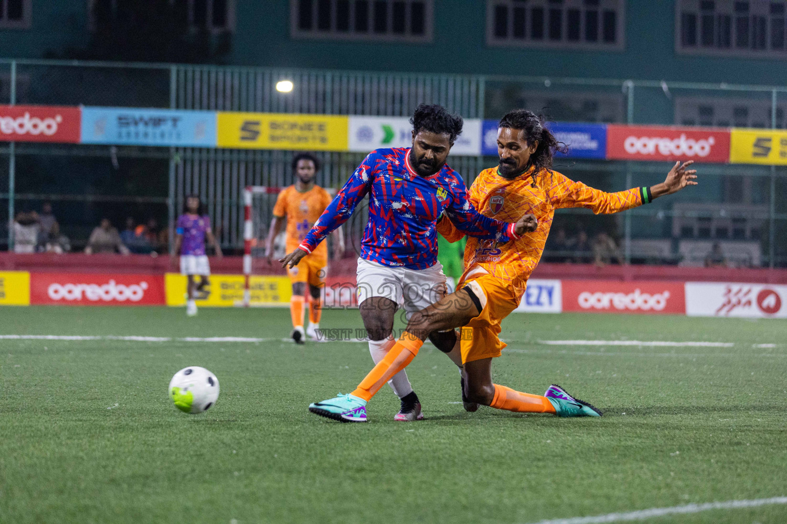 GA. Maamendhoo vs GA. Nilandhoo in Day 1 of Golden Futsal Challenge 2024 was held on Monday, 15th January 2024, in Hulhumale', Maldives Photos: Nausham Waheed  / images.mv