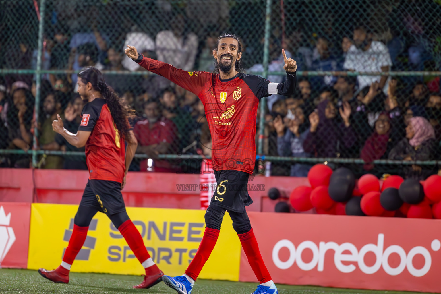 Vilimale vs L Gan in Semi Finals of Golden Futsal Challenge 2024 which was held on Friday, 1st March 2024, in Hulhumale', Maldives.
Photos: Ismail Thoriq / images.mv