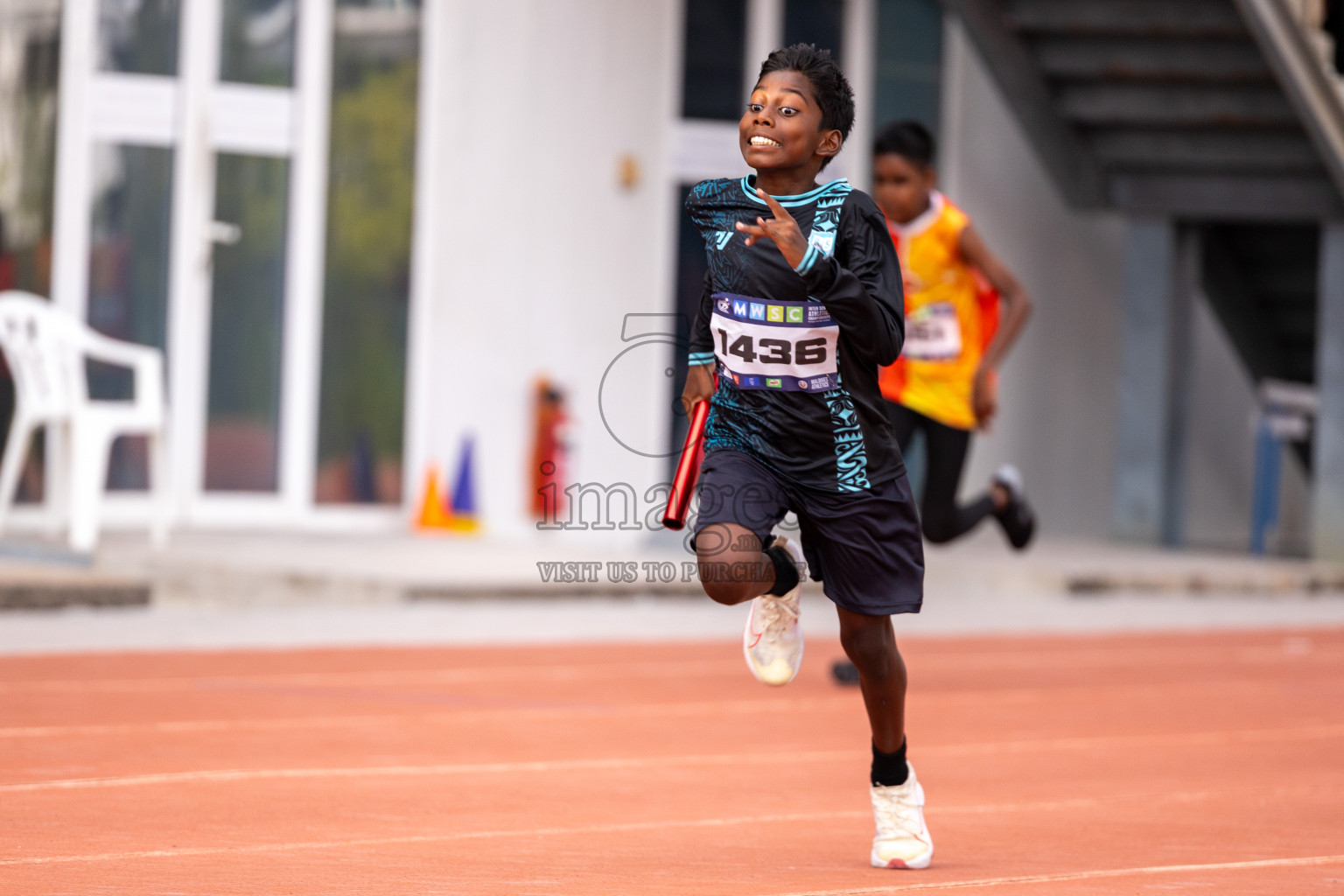 Day 6 of MWSC Interschool Athletics Championships 2024 held in Hulhumale Running Track, Hulhumale, Maldives on Thursday, 14th November 2024. Photos by: Ismail Thoriq / Images.mv