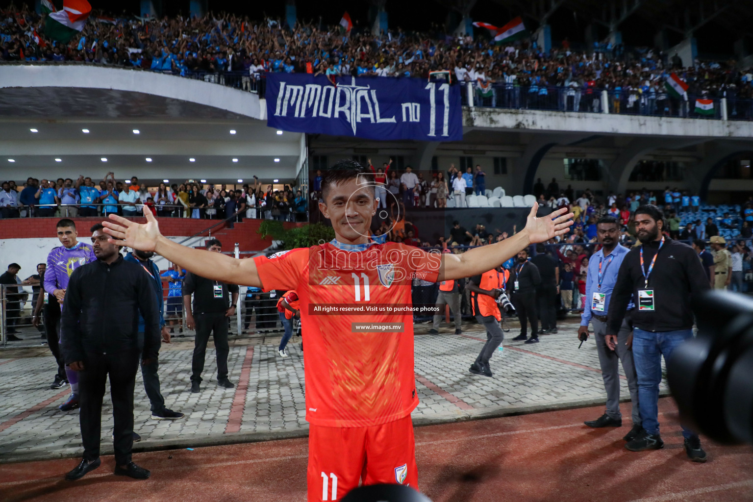 Kuwait vs India in the Final of SAFF Championship 2023 held in Sree Kanteerava Stadium, Bengaluru, India, on Tuesday, 4th July 2023. Photos: Nausham Waheed/ images.mv