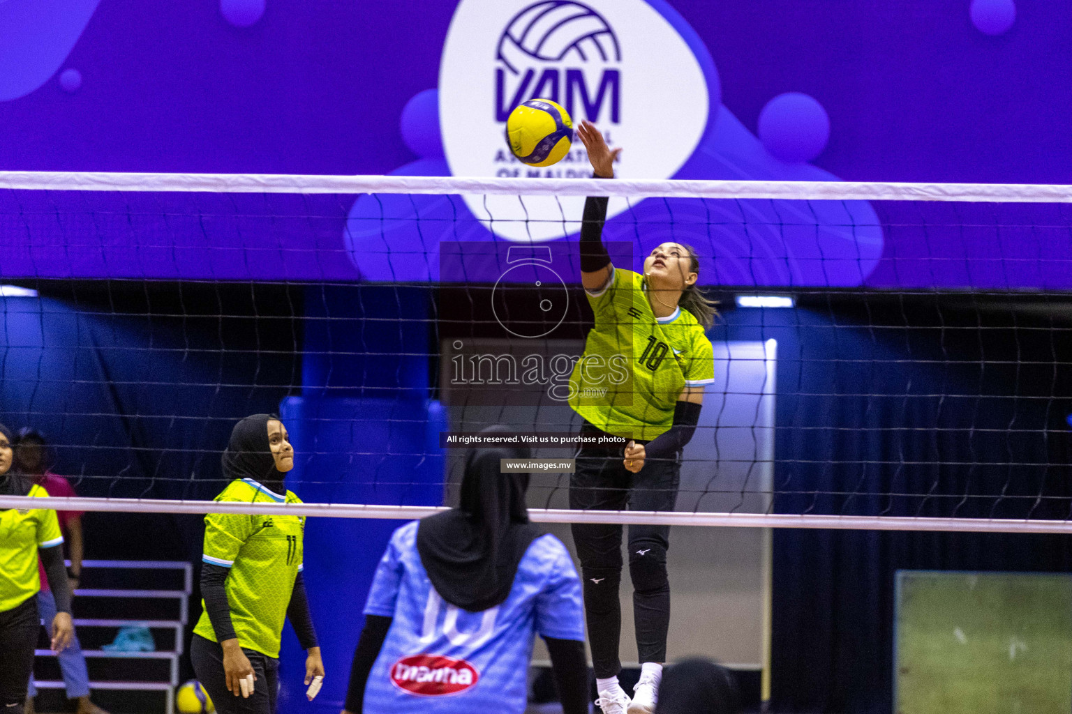 Volleyball Association Cup 2022-Women's Division-Match Day 5 was held in Male', Maldives on Friday, 27th May 2022 at Social Center Indoor Hall Photos By: Ismail Thoriq/images.mv