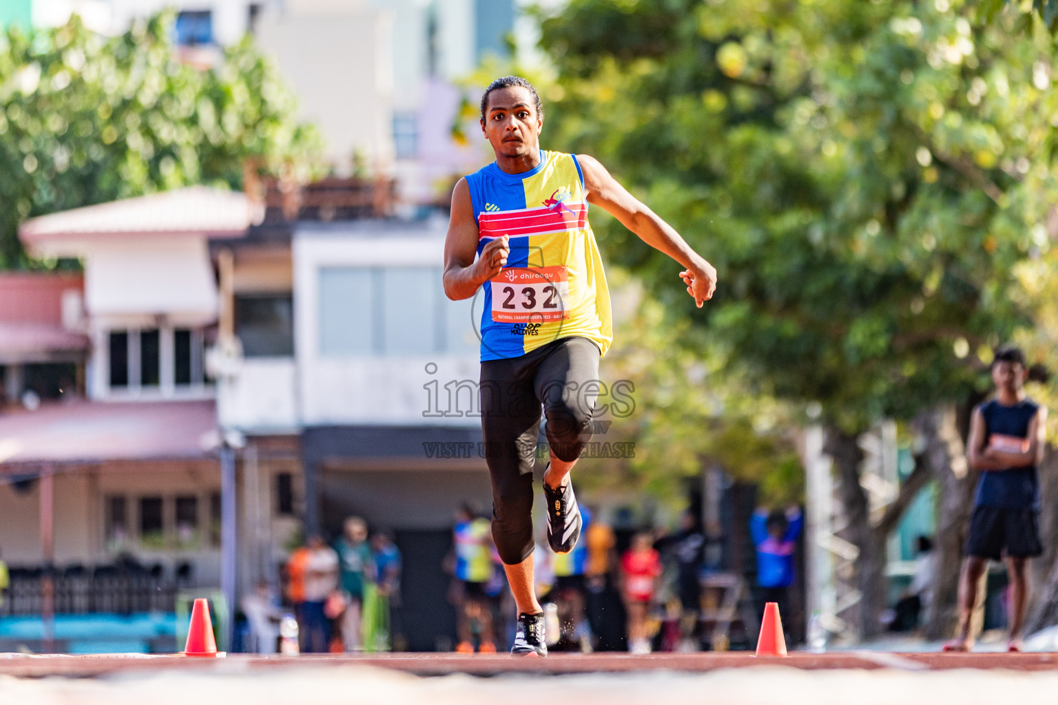 Day 1 of National Athletics Championship 2025 was held at Ekuveni Running Ground in Male', Maldives on Thursday, 14th August 2025. Photos: Areef Adam / images.mv