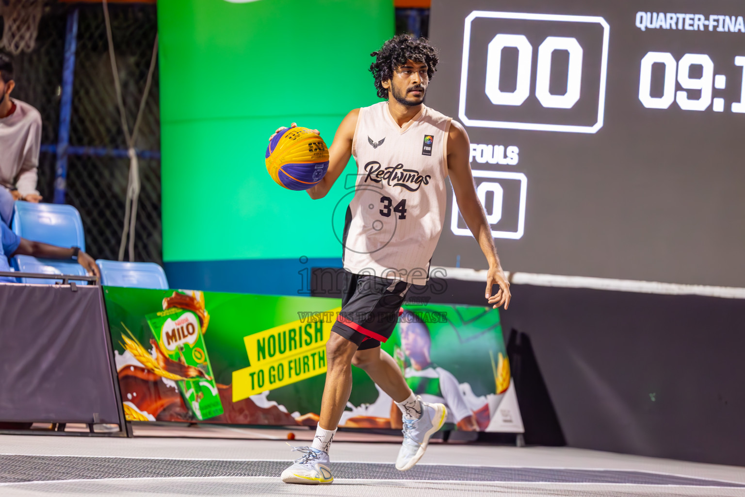 Day 6 of MILO Ramadan 3x3 Challenge 2024 was held in Ekuveni Outdoor Basketball Court at Male', Maldives on Sunday, 18th March 2024.
Photos: Ismail Thoriq / images.mv