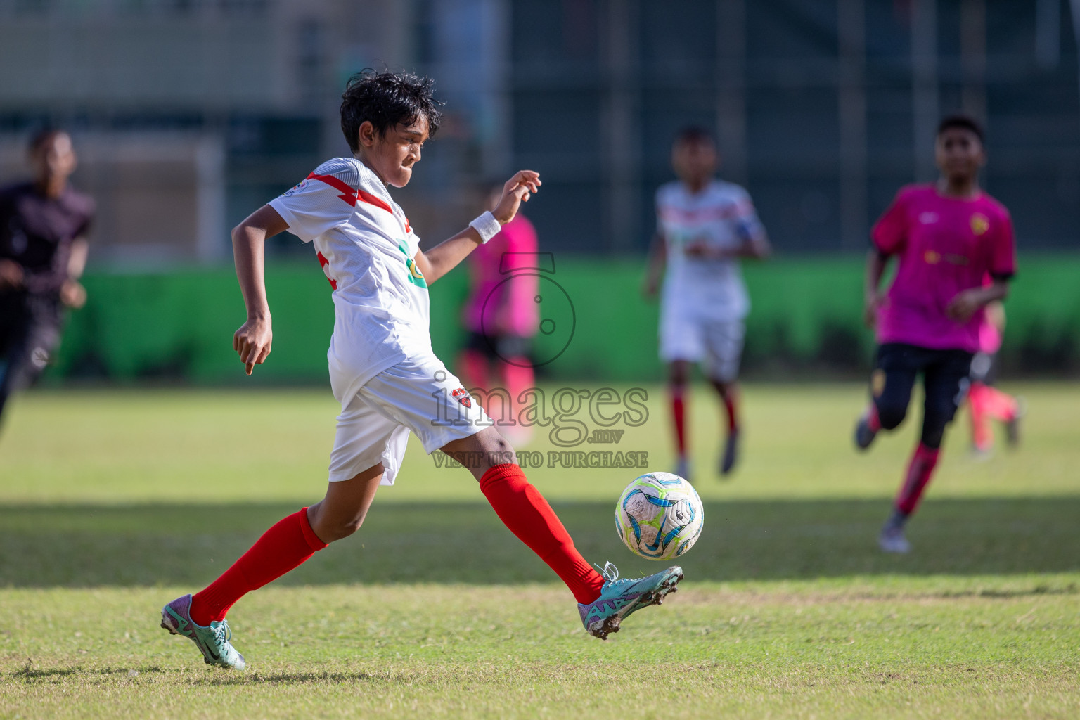 Dhivehi Youth League 2024 - Day 1. Matches held at Henveiru Stadium on 21st November 2024 , Thursday. Photos: Shuu Abdul Sattar/ Images.mv