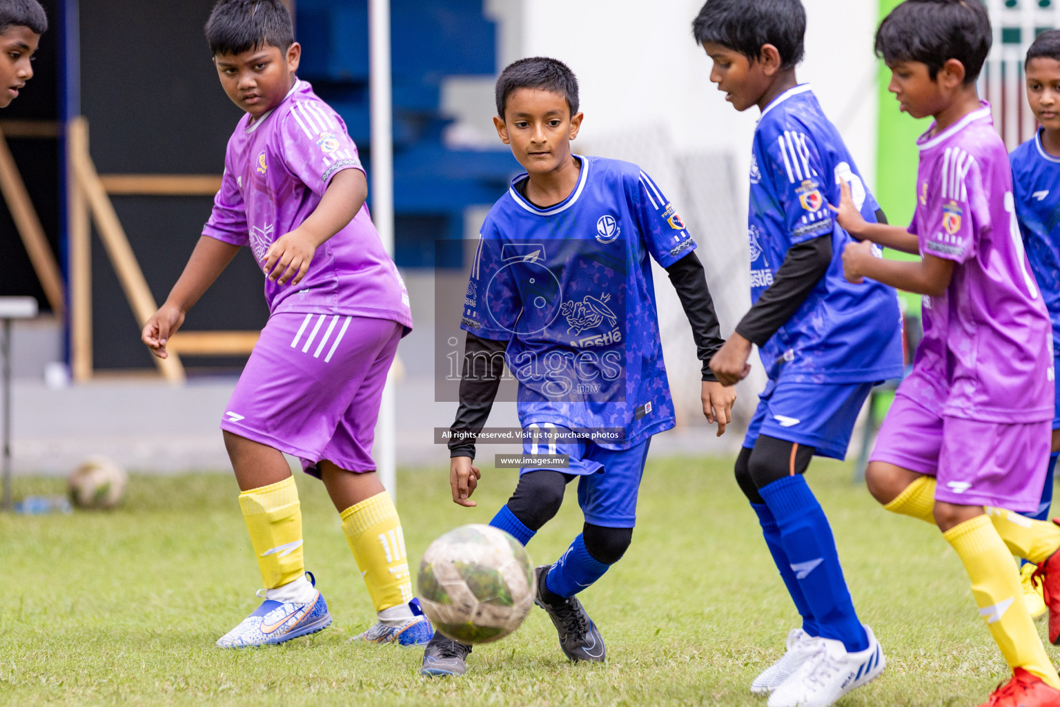 Day 1 of Milo kids football fiesta, held in Henveyru Football Stadium, Male', Maldives on Wednesday, 11th October 2023 Photos: Nausham Waheed/ Images.mv