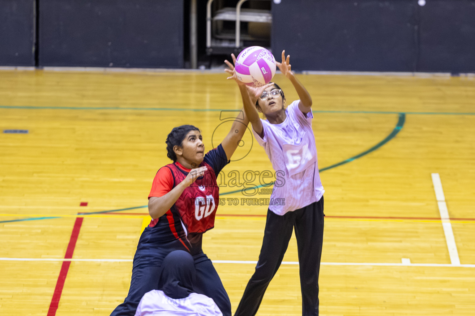 Day 12 of 26th Inter-School Netball Tournament 2025 was held in Social Center Indoor Hall on Thursday, 30th October 2025. Photos: Ismail Thoriq / images.mv